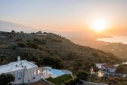 Drapanos Kreta: Steinvilla mit Meerblick und Infinity-Pool in Drapanos zu verkaufen Haus kaufen